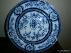 Hüttl Tivadar behozatali jeggyel szép porcelán tányér 