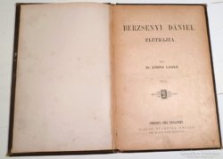 Berzsenyi Dániel életrajza ,1884-es kiadás