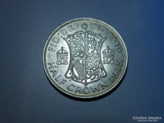 Ap 101 - 1945 Ezüst 1/2 korona /half crown/ VI. György 