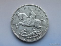 Ap 116 - 1935 V. György Ezüst 1 korona /crown/