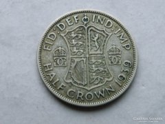 Ap 135 - 1939 Ezüst 1/2 korona /half crown/ VI. György 