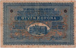 Szeged - 50 Korona - 1919 - II. kiadás - ritka