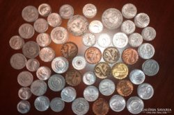 Vegyes aprópénz, forint, fillér, pengő 1941-1992 között