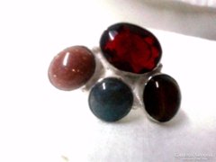 925 Semi-precious stone ring