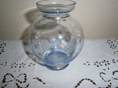 Kézzel festett Parádi üveg váza