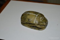 Egyiptomi zsírkő skarabeusz bogár