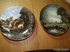 John Constable festmény tányéron