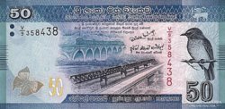 Sri Lanka 50 rúpia 2010 UNC