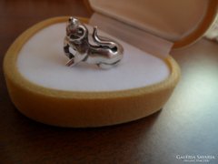 Cicás ezüst gyűrű