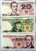 Lengyelország 20-50-100 Zloty