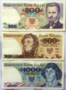 Lengyelország 20-50-100 Zloty