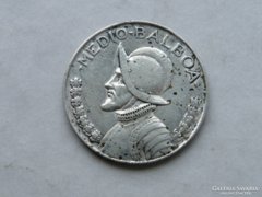 Ap 189 - 1947 Ezüst 1/2 Balboa Panama ritkább