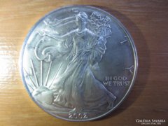 USA Liberty 1 oz uncia 0.999AG  ezüst érme 2002