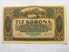Extra szép 10 Korona 1920 !!