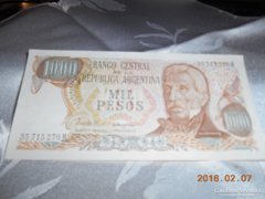 1000 Pesos UNC /Argentina