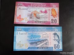 Sri Lanka 2db UNC bankjegy