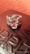 Ezüst "Bvlgari" 925 gyűrű
