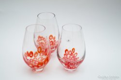Design poharak murano muránói millefiori modern üveg