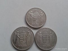 Ezüst Horthy 5 pengő, 1939-es, 1 db