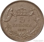Ferencz József 5 korona 1907