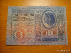 *** EXTRA állapotú bélyegzés nélküli 1912-es 100 korona***