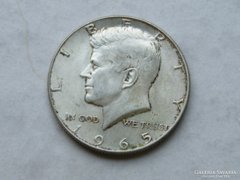 Ap 154 - 1965 Ezüst fél dollár USA Kennedy 