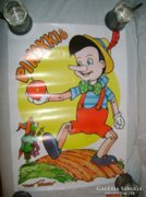 Retro moziplakát - Pinokkió