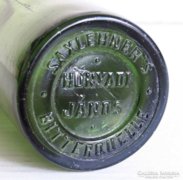 Saxlehner's Hunyadi János Bitterquelle  régi üveg, palack