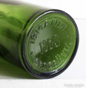 Igmándi keserűvíz 1863 feliratú zöld üveg