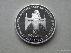Ap 222 - Salamon szigetek ezüst 1 dollár tükörveret 1 uncia