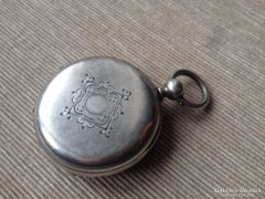 Kulcsos Ezüst Zsebóra 1880 46mm