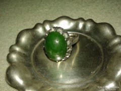 Ezüst Gyűrű Jade Kővel