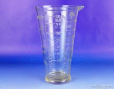 0E639 Régi üveg mérő pohár