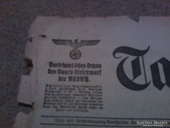 Német újság 1938!