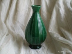 Kerámia: Zöld váza