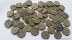 50db tisztítatlan római érme