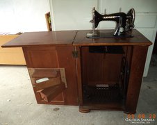  Kayser, szekrényes antik varrógép