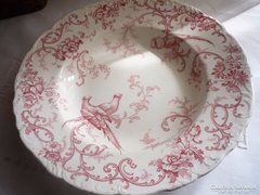 Antik, fajansz tányér - Hüttl - Cauldon,  Ratatoile részére