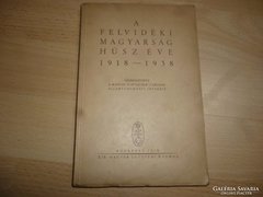 1938-ból A Felvidéki Magyarság Húsz Éve 1918-1938.