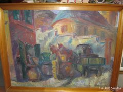 Tenkács Tibor szép festménye eladó