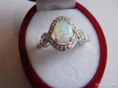 Valódi Ausztrál Opál gyűrű,925 ös ezüst