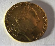  GEORGE III 1787 GOLD SPADE GUINEA 8.3g arany 