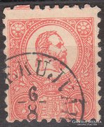 1871. Kőnyomat 5 kr, Érsekújvár bélyegzés 50 Gudlin.