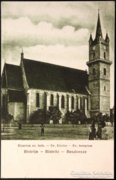 Képeslap Besztercze - Evangélikus templom 1940