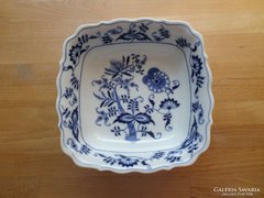Blue Danube meisseni jellegű porcelán pogácsás tál