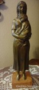 R.Kiss Lenke bronzszobor 29 cm