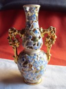 Antik Zsolnay áttört gyönyörű váza