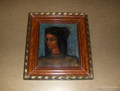 "KATA" női portré festmény
