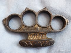 Régi Horthy kor csendőr öntöttvas patent boxer eredeti szép
