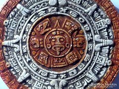 Eredeti mexikói azték kerámia naptár